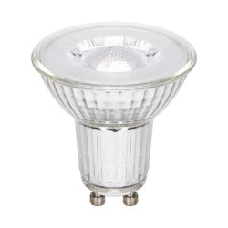 Żarówka LED GU10 4,9W 380lm 6500K ściemnialna szklany klosz zimna Aigostar