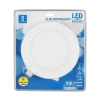 Panel podtynkowy okrągly LED E6 9W zimny 520lm