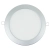 Panel podtynkowy okrągły lampa LED E6 20W ciepły 1370lm SREBRNY