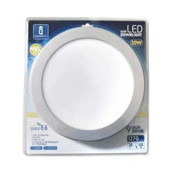 Panel podtynkowy okrągły lampa LED E6 20W biały ciepły