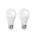 2 x Żarówka LED A60 E27 12W 1170lm zimna barwa do biura energoszczędna