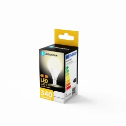 Żarówka LED G45 E14 4W 430lm ciepła do salonu energooszczędna Aigostar