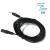 Kabel audio mini jack 3,5 mm męski-żeński 3 m czarny do wygodnego przesyłu dźwięku