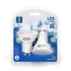 2 x Żarówka LED GU10 9W=96W 700lm Zimna
