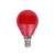 Żarówka LED G45 Czerwona E14 4W