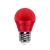 Żarówka LED G45 czerwona E27 4W =30W do efektownego oświetlenia dekoracyjnego
