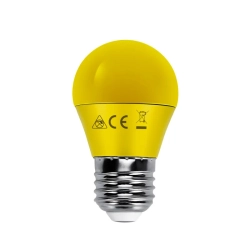 Żarówka LED G45 E27 4W 2700K żółta energooszczędna do salonu