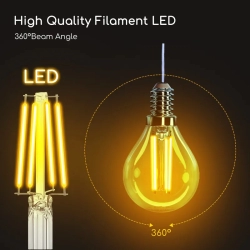 Żarówka LED Filament Przezroczysta G45 E14 4W