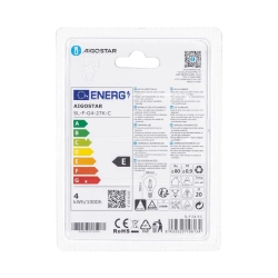 Żarówka LED Filament Przezroczysta G45 E14 4W