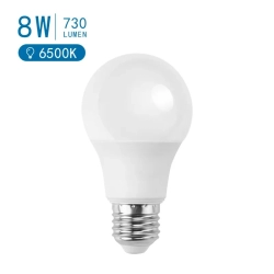 Żarówka mleczna LED A60 E27 8W=55W 730lm zimna