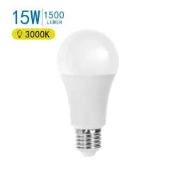 Żarówka mleczna LED A60 E27 15W biała ciepła