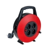 Przedłużacz bębnowy z 4 gniazdami 3G 1.0m㎡ 15 m czarny MAX 920W/2300W