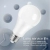 Żarówka mleczna LED A60 E27 10W/230V biała ciepła