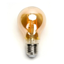 Żarówka LED Filament Bursztynowa A60 E27 4W