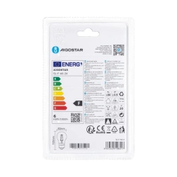 Żarówka LED Filament Bursztynowa A60 E27 6W=48W 600lm Ciepła