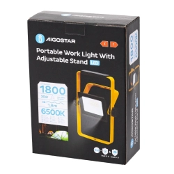 Przenośna lampa robocza 20W 6500K halogen led z podstawką kabel 1,8m - zdjęcie 6