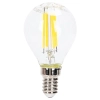 Ściemnialna żarówka LED G45 E14 4W zimna-Filamentowa 400lm