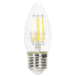 Ścemnialna żarówka LED C35 E27 4W 6500K