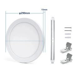 Panel Downlight okrągły LED E6 24W Regulowana wielkość i temperatura