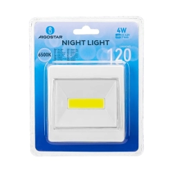 Lampka nocna na baterie AAAx3 120 lm 1x cob w formie włącznika