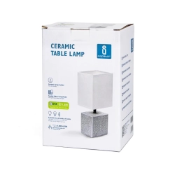 Ceramiczna lampa stołowa E14