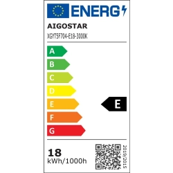 Świetlówka zintegrowana LED T5 18W 3000K 1.2m biała ciepła 1980lm