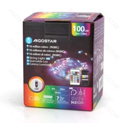 Taśma świetlna USB PVC z pilotem i muzyką sterowanie z aplikacji RGBIC, 10m