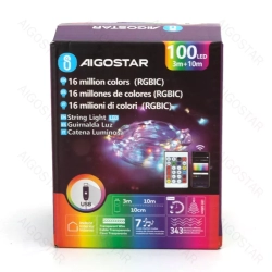 Taśma świetlna USB PVC z pilotem i muzyką sterowanie z aplikacji RGBIC, 10m