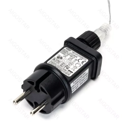 Sznur 10mb 100 led Ip44 kolorowych lampek choinkowych led z zasilaczem