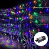 Niskonapięciowe lampki choinkowe siatka 100led RGBY1,5 * 1,5m(kolor+ciepła)