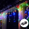 Sople 200 led kolorowa RGBY fala 50 zwisów na 10m