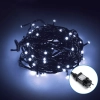 Sznur 15 m 300 LED lampki choinkowe zimne IP44 z zasilaczem do dekoracji zewnętrznych