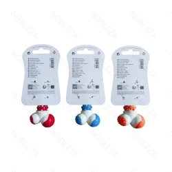 Kość dla psa gryzak kolorowa gumowa zabawka do czyszczenia zębów