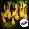 Zewnętrzne lampki choinkowe 100 LED 10 m ciepłe światło do przytulnego klimatu
