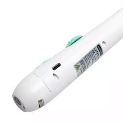 Wędka dla kota interaktywna zabawka z laserem wabik z naturalnych piór