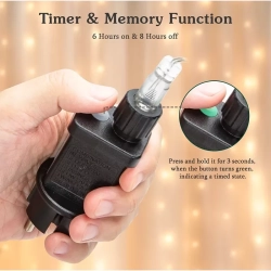 Lampki choinkowe kurtyna świetlna 200LED 2x2m biała ciepła IP44 3.6w