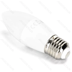 2 x Żarówka LED świeczka mleczna C37 E27 12W=81W 1170lm Zimna