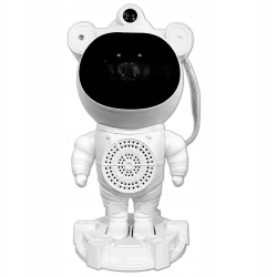 Lampa nocna RGB astronauta projektor gwiazd głośnik bluetooth pilot — zdjęcie 12