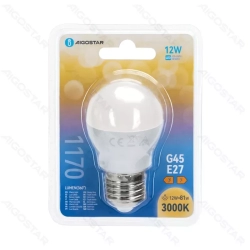 Żarówka LED G45 12W 3000K 1170lm E27