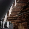 Sople lodu 8*44cm/288led lampki choinkowe typu meteory padający śnieg ciepła