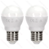 2 x Żarówka LED 12W 4000K 1170lm biała neutralna kulka G45 E27