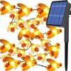 Pszczółki solarne ogrodowe sznur 6 mb girlanda 30 świecących owadów