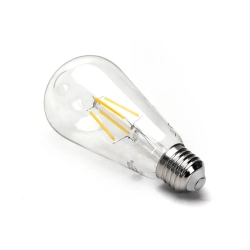 Żarówka LED Filament Przezroczysta ST64 E27 6W