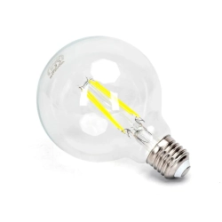 Żarówka LED Filament Przezroczysta G95 E27 8W=66W 900lm Zimna