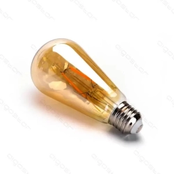 Żarówka LED Filament Bursztynowa ST64 E27 4W