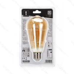 Żarówka LED Filament Bursztynowa ST64 E27 6W