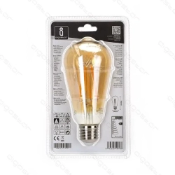 Żarówka LED Filament Bursztynowa ST64 E27 8W