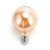Żarówka LED Filament Bursztynowa G95 E27 6W 600lm ciepła do salonu energiooszczędna