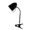 Lampa biurkowa z klipsem Czarna E27