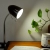 Lampa biurkowa z klipsem  Czarna E27